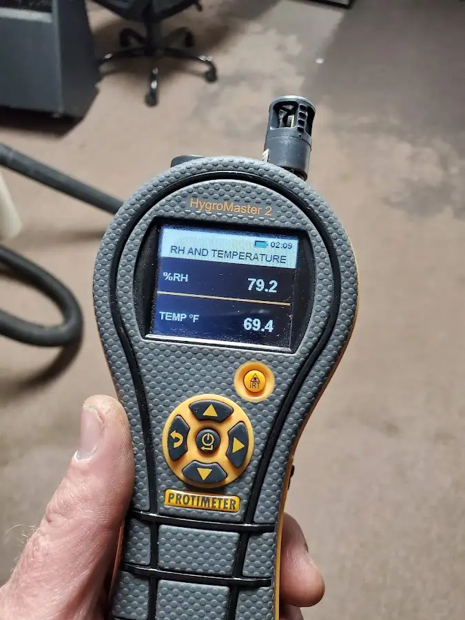 Moisture meter humidity assessment for Fire & Smoke Damage Restoration in Olmsted Falls