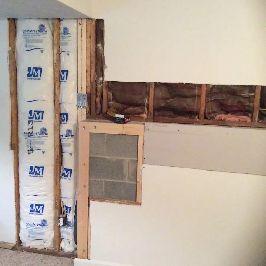 Wall insulation replacement during Contents Cleaning & Restoration in Olmsted Falls